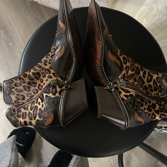 DONALD PLINER • BOOTS Print Cowboy Boots 6 new - Picture 9 of 9